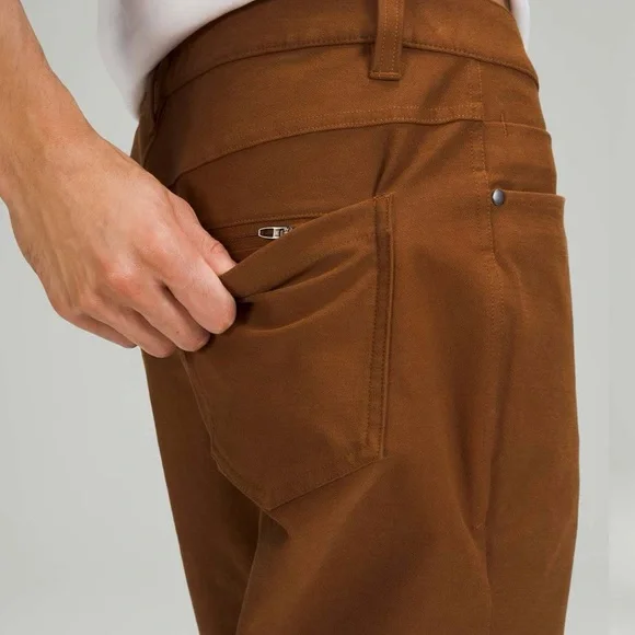 LULULEMON Copper Brown‎ ABC Pant Slim 34” *Utilitech Abrasion Resistant Pants 31